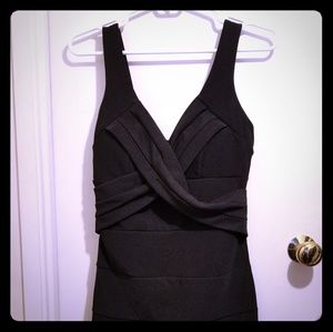 Body con black dress